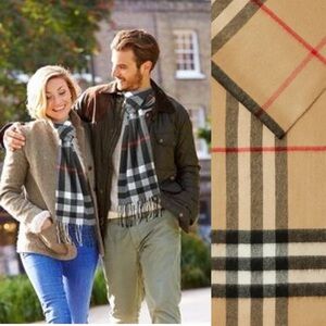 Clara Clark Designer Scarf Striped Camel